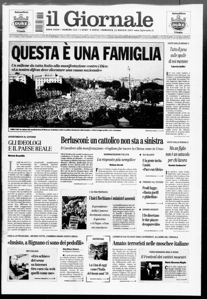 Il giornale : quotidiano del mattino